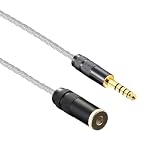 waveman 4.4mm バランス ケーブル 4.4 mm to 4.4 mm 延長 ケーブル 7N 単結晶銅 4.4mm バランス 接続 変換 5極 コード NW-WM1A NW-WM1Z ZX300 PHA-2A TA-ZH1ES に対応 8芯 0.5m