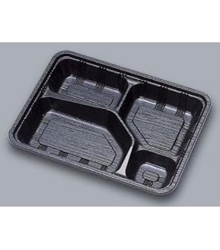 Amazon.co.jp: 弁当容器 新CZ-22 BS黒本体 50枚/62-1014-80 : ホーム