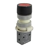 uxcell　ガスバルブ　空気フローコントロール　3.2mmPT　2ポジション　3ウェイ