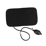 インフレータブルランバーサポートピロー、ウォッシャブル、ポータブル通気性ソリッドランバーピロー、男性女性用ランバーサポート