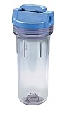 Culligan HF-360A Whole House Sediment Filter Clear Housing with P5, 5 Micron Poly Spun Sediment Filt