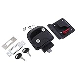 KESOTO 安全 防錆 キャンパー トレーラー RV パドル 玄関 ドアロック ラッチ ノブ キー アクセサリー キット