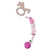 B Blesiya 全７種類　赤ちゃん　木製　おしゃぶりグリップ　おしゃぶりホルダー　おしゃぶり　チェーン - ユニコーン