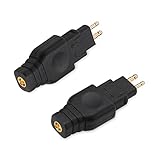 okcsc HD580-MMCX 変換コネクター コネクターキット ゼンハイザー用 HD580（オス） to MMCXコネクタ（メス） HD650・HD600・HD565・HD545等に適合 2個セット