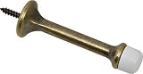 Hillman 3 "リジッドドアStops 853696アンティーク真鍮( 2 - Pack )