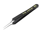 Aven 18062ARS 5-SA Style Artis Tweezer Black with Yellow Print [並行輸入品]
