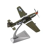 NUOTIE P51-D マスタング 1/72 金属飛行機モデルキット スタンド付き WWⅠI オールド クロウ ダイキャスト合金戦闘機モデル ヴィンテージ戦闘機 プレビルド軍用機 (バド・アンダーソン)…