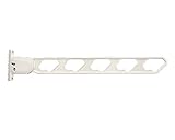 バルコニー物干金物 窓壁用・上下可動型ホワイトクリーム SK-66RD-WC　　新協和