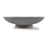 信楽焼 植木鉢 グレー浅丸 4号鉢 鉢幅12cm×高さ3.5cm 盆栽鉢 陶器鉢 盆栽妙