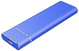 ポータブル SSD 2TB アルミニウム外付けソリッド ステート ドライブ SSD、USB 3.1 Gen1 / 3.0/2.0 互換 PC ノートブック デスクトップのアップグレードと拡張に最適