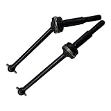 PEWETE 3Racing Sakura D5 1 / 10RCカーアクセサリー用2xユニバーサルメタルドライブシャフト