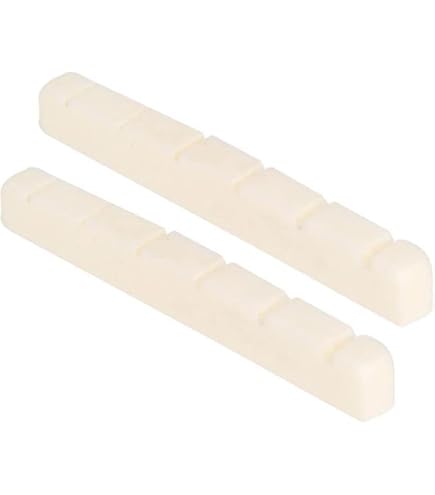Amazon | Musiclily Pro 43mm 牛骨ナット弦溝加工済みボーンナット