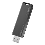 IODATA SSD 外付け 1TB グレー×ブラック 小型 スティック ポータブル 高速転送 テレビ録画対応 PS5/PS4(動作確認済) USB 3.2 Gen 2 日本メーカー SSPS-US1GRE