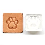 【スタンプフリーク】 アクリル刻印 AS014 「猫 キャット 肉球 足跡」 レザークラフト (Sサイズ)
