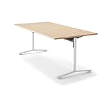 コクヨ   ミーティングテーブル DAYS OFFICE FLIP TOP XY-TFT189FSAAMC1 幅180×奥行90CM 天板グレイ