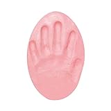 Lovoski 　出産祝い　出産記念　メモリアルグッズ　手形足型　赤ちゃん　インクパッド　安全無毒　全7色 - ピンク