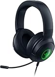 Razer レイザー Kraken V3 X アップグレードモデル 軽量で長時間のプレイでも快適な有線ゲーミングヘッドセット USB接続 軽量280g 7.1 サラウンドサウンド TriForce 40mm ドライバー 単一指向性マイク ノイズキャンセリング Chroma RGB ライティング対応 メモリーフォームイヤークッション クラーケン ブイスリー エックス [並行輸入品]