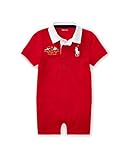 ラルフローレンの子供服　POLO　RALPHLAUREN　ベビー　ビックポニーカバーオール　ロンパース　男の子　８０ｃｍ [並行輸入品]