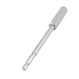 DealMuxはドライバードリル六角ナットドライバ用ソケットビットグレーを150mmx10mmの交換します