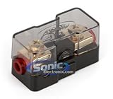 Xscorpion cmanl48gコンパクトゴールドミニANLインラインヒューズホルダー4 / 8ゲージ入力&出力付き