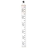 子供のための定規の壁の装飾を渡す赤ん坊の成長の図表、キャンバスの取り外し可能な高さの成長の図表 Mibote 79 "x 7.9" によって (矢印)