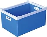 [N-7605641]ＫＵＮＩＭＯＲＩ　プラダン　ＮＳコンテナ　４０Ｌ（ＳＷコーナー）ライトブルー 78102NS40LLB