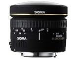 一眼レフ レンズ SIGMA 8mm F4 EX DG CIRCULAR FISHEYE キヤノン用 レンズ電気接点コーティング