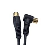 トライソリューションズアンテナケーブル2.5CFB同軸ケーブル（黒）２ｍ ４K8K放送(3224MHZ)/BS/CS/地デジ対応L型金メッキプラグ/ストレート金メッキプラグ付TR-LSR2B２ｍ(K)