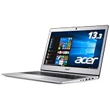 エイサー 13.3型 ノートパソコン Swift 1 ピュアシルバー（Celeron/メモリ 4GB/ストレージ 64GB/WPS Office） SF113-31-F14P