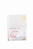 Pinolino Terry Cloth Fitted Sheet for Cot Bed (White by Pinolino