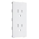 hubbell-bell a12 W hubbell-bellallure Nonmetallic Wallplate挿入withデュプレックス挿入、ホワイト