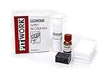 PITWORK ピットワーク ヘッドライトクリーニング＆コートセット 【コート剤10ml クリーニング剤50g 塗布用スポンジ1個 塗布用ガーゼ10枚 施工シール5枚(約5台分)】