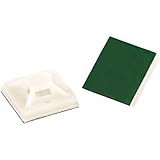 OUNONA ケーブル固定具　粘着シート付　20x20mm　50pcs