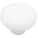 BRAINERD/LIBERTY HDW P95715H-W-C 1-1/2White Mushroom Knob by BRAINERD/LIBERTY HDW