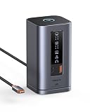 Baseus USB-C ドッキングステーション 11-in-1 4K (60hz) 2xHDMIポート 2xDPポート トリプルディスプレイ ハブ 10Gbps 高速データ転送 USB 3.2 LAN 1Gbps イーサネット 3.5mm AUX/Macbook Pro Dell HP ノートパソコン などに対応 PD100W 急速充電 Spacemate