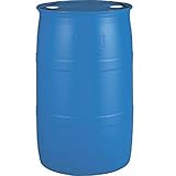 プラスチック　ドラム缶 クローズドタイプ PDC 200L-5 セット ブルー プラ ポリ サンコー 【代不】