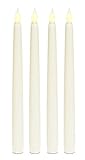 Flamelessのセットテーパキャンドル – Dripless LEDテーパキャンドルの電池を含ま 11.2 Inches TAPERI04
