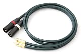 FURUTECH フルテック FA-13S α-導体単線 2本ペア XLRオス - RCA 変換ケーブル (2.5m)