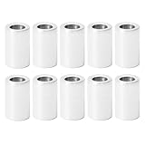 アルミ スペーサー 10個 M6 内径6.2mm×外径10mm×長さ16mm ネジスタンドオフブッシング プ レーン仕上げの丸型スペーサー ネジ ボルト