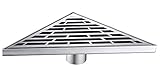 Dawn TAN131004 Amazon River Series Shaped Shower Drain, Triangle