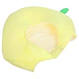 [LEDMOMO] かぶりもの コスプレ 被り物 スイカ もふもふ 帽子 かわいい ふわふわ パーティー コスプレ小道具 撮影道具 インスタ映え クリスマス ハロウィン (レモン)
