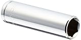 Powerbuilt 648295 1/4 Dr. 6 Pt. SAE Deep Well Socket, 3/8 by Powerbuilt