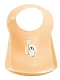 bﾃｩbﾃｩ-jou Plastic Bib (Penguin Soft Orange) by bﾃｩbﾃｩ-jou