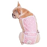 犬用 生理パンツ犬用おむつ 犬マナーベルト便利 お出かけ 散歩 介護 月経期 快適で柔らかい ウェストサイズ調整可能 男 犬 犬用生理パンツ 犬用 ドッグウェア マーキング対策 オシッコ対策 ずれない 洗濯ok 室内 洗える お散歩 お外出 再利用可能 簡単着脱 (S,ピンク)