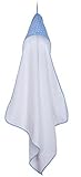 Little Dutch Hooded Towel (Light Blue Star) by Little Dutch