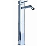 Cifial 224.101.625 Techno Quadra 25 Single Handle High Profile Lavatory Faucet, Polished Chrome [並行輸