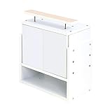 【JAJAN】フィギュアラック「レギュラー」55シリーズ奥行29cm専用上置きロータイプ対応天井高225-252.5cm ホワイト【正規品】 CR-5529USW[地震対策]