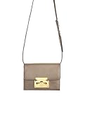Subella London SAYA PEWTER Metallic foil pressed grained calf Handbag handmade in Italy