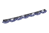 雅 フロントカーテン バラ柄レースフロントカーテン L(横2200mm) フレンジ:ネイビー MFC-RA-NVL