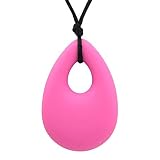 Deeyee Baby Silicone Teething Nursing Necklace Jewelry - BPA Free and FDA Approved - Angel Tear - Ro